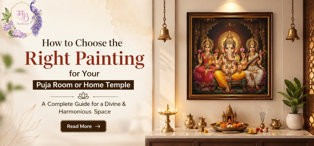 How to Choose the Right Painting for Your Puja Room or Home Temple